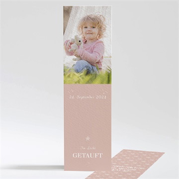 Andenken Taufe seerose