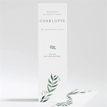 Andenken Taufe pflanzenschmuck