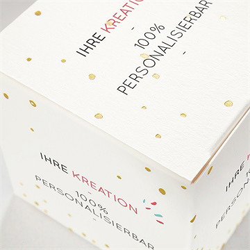 Geschenkbox Kommunion blanco-gold - Vue 2