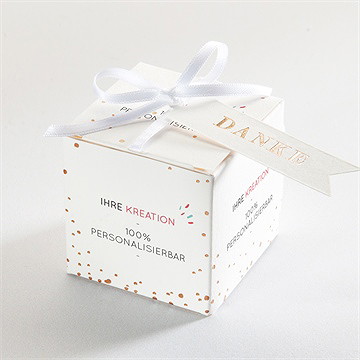Geschenkbox Hochzeit blanco - geschenkbox - kupfer