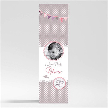 Andenken Taufe vogelgesang mädchen - magnet