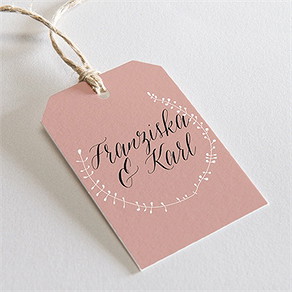 Geschenkanhänger Hochzeit festlichkeit