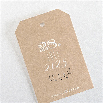 Geschenkanhänger Hochzeit festlichkeit - Vue 3