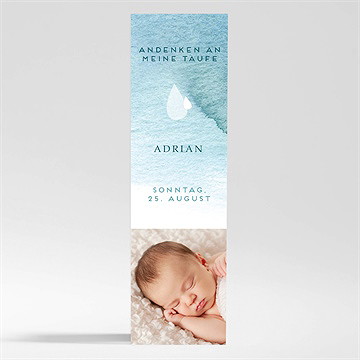 Andenken Taufe wassertropfen - magnet