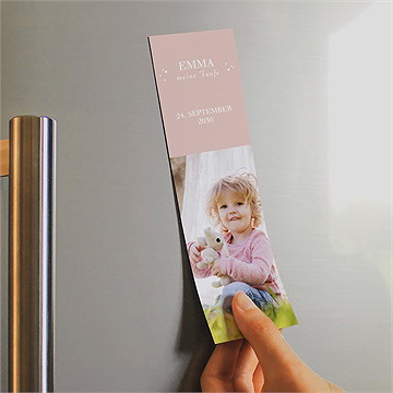 Andenken Taufe seerose - magnet - Vue 2