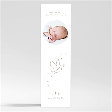 Andenken Taufe Taube Flieg - Magnet