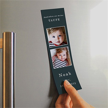 Andenken Taufe Fisch - Magnet - Vue 2