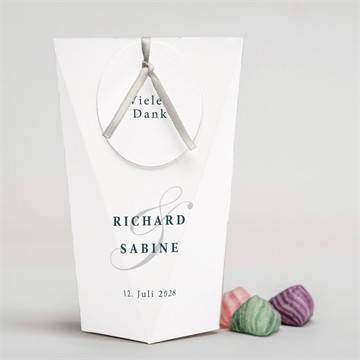 Geschenkbox Hochzeit schlicht & elegant - schachtel