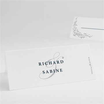 Tischkarte Hochzeit schlicht & elegant