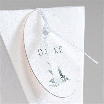 Geschenkbox Hochzeit aquarell poesie mit initiale 2 - Vue 2