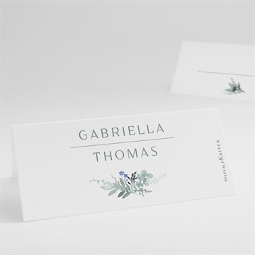 Tischkarte Hochzeit aquarell poesie