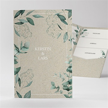 Hochzeitseinladung intime blätterwelt