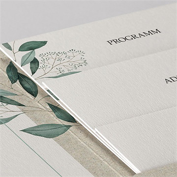 Hochzeitseinladung intime blätterwelt - Vue 3