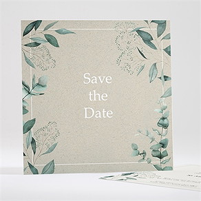 Save the Date Karte intime blätterwelt