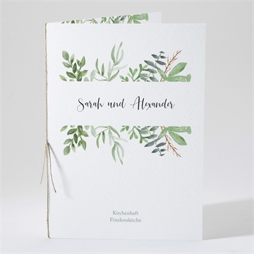 Kirchenheft Hochzeit blättertanz