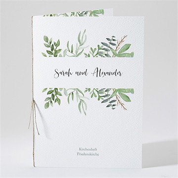 Kirchenheft Hochzeit blättertanz