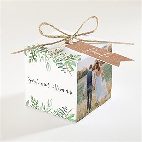 Geschenkbox Hochzeit blättertanz