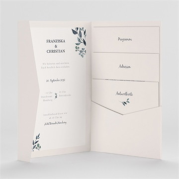 Hochzeitseinladung Schöner Glanz - Vue 2