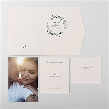 Hochzeitseinladung Schöner Glanz - Vue 4