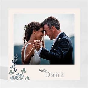 Dankeskarte Hochzeit schöner glanz - magnet