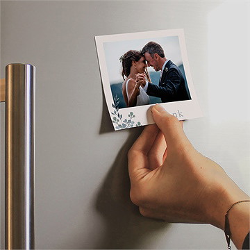 Dankeskarte Hochzeit schöner glanz - magnet - Vue 2