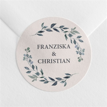 Aufkleber Hochzeit schöner glanz