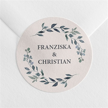 Aufkleber Hochzeit schöner glanz