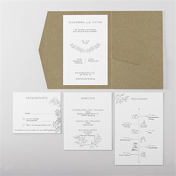 Hochzeitseinladung festlichkeiten - Vue 5