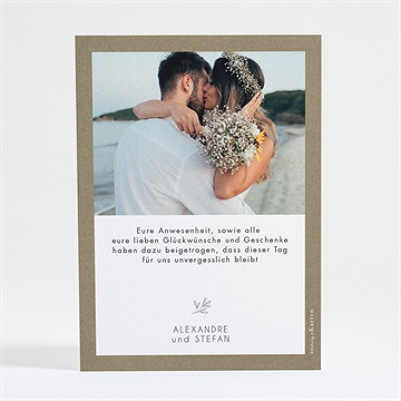 Dankeskarte Hochzeit festlichkeiten - Vue 2