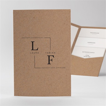 Hochzeitseinladung verbunden