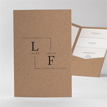 Hochzeitseinladung verbunden