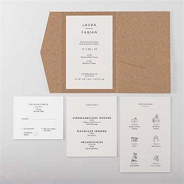 Hochzeitseinladung verbunden - Vue 5