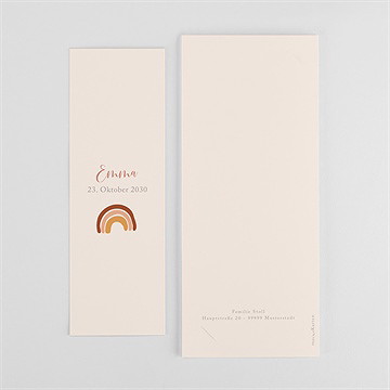 Geburtskarte rosa kleidchen - fotostreifen - vue 4