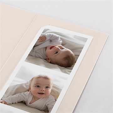 Geburtskarte rosa kleidchen - fotostreifen - Vue 5