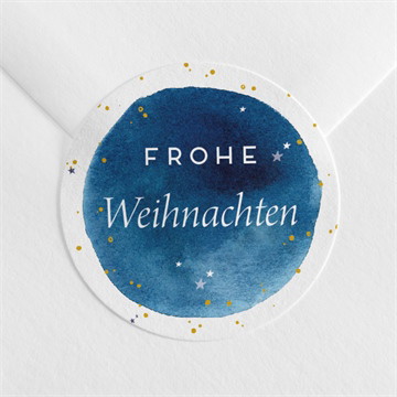 Sticker Weihnachten sternenschein
