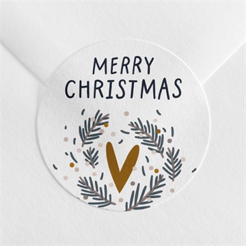 Sticker Weihnachten merry christmas