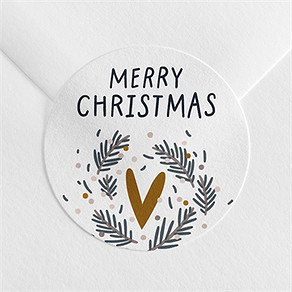 Sticker Weihnachten merry christmas