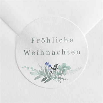 Sticker Weihnachten aquarellzweig