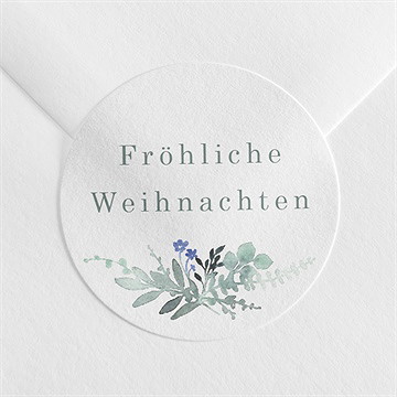 Sticker Weihnachten Aquarellzweig
