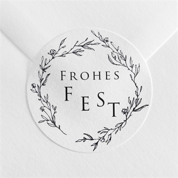 Sticker Weihnachten Frohes fest