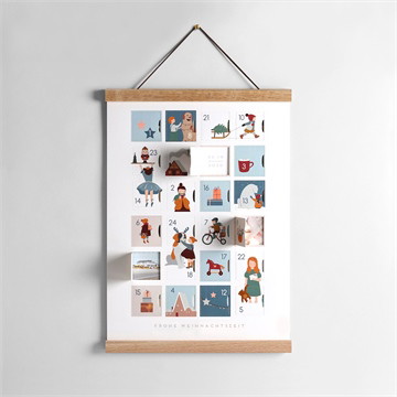 Adventskalender kinderzeichnung