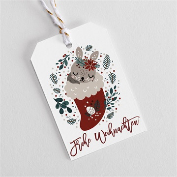 Geschenkanhänger Weihnachten weihnachtsstiefel