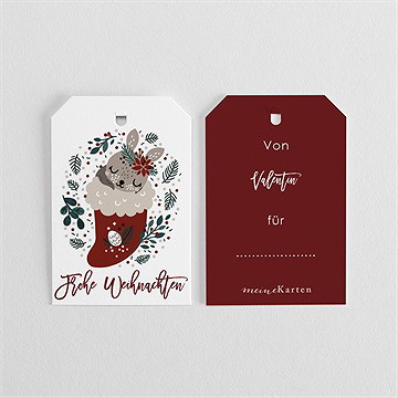 Geschenkanhänger Weihnachten weihnachtsstiefel - Vue 3