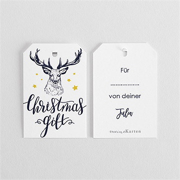 Geschenkanhänger Weihnachten christmas gift - Vue 3