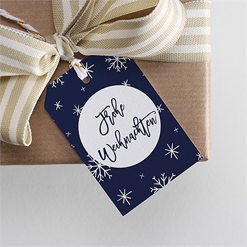 Geschenkanhänger Weihnachten weihnachtssterne - Vue 2