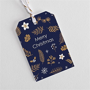 Geschenkanhänger Weihnachten weihnachtliche zweige