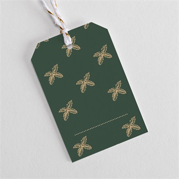 Geschenkanhänger Weihnachten Schöne stechpalme