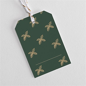 Geschenkanhänger Weihnachten schöne stechpalme