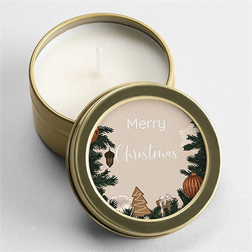 Kerzen Weihnachten tannenzweige