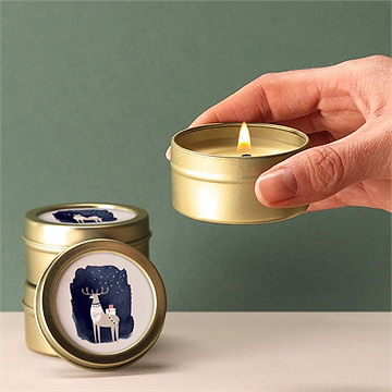 Kerzen Weihnachten rentier - Vue 2